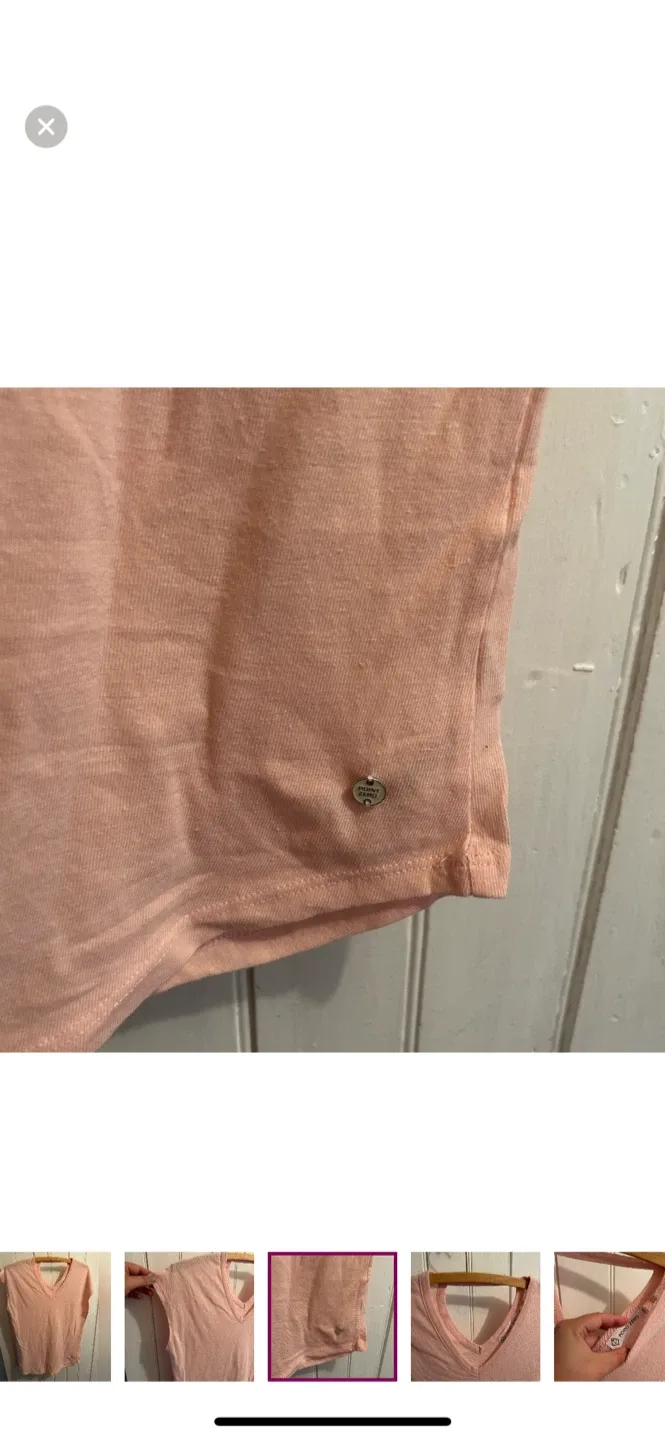 Point Zero Pink V-Neck T-Shirt - Size M image indicator(3)