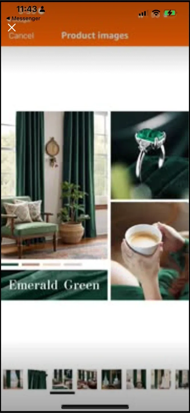 New emerald Colour green curtains offer 95% blackout image indicator(3)