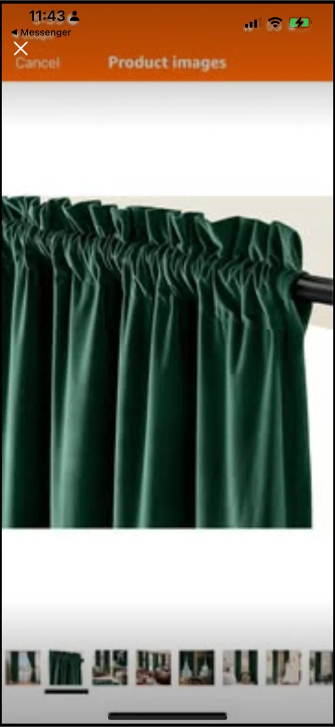 New emerald Colour green curtains offer 95% blackout image indicator(2)