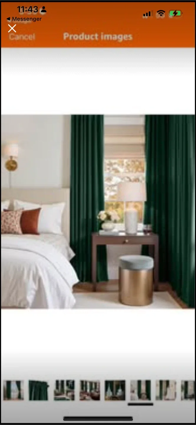 New emerald Colour green curtains offer 95% blackout image indicator(6)