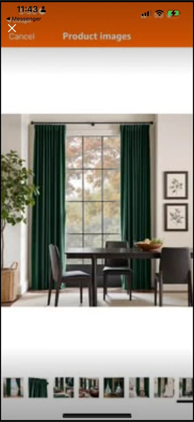 New emerald Colour green curtains offer 95% blackout image indicator(8)