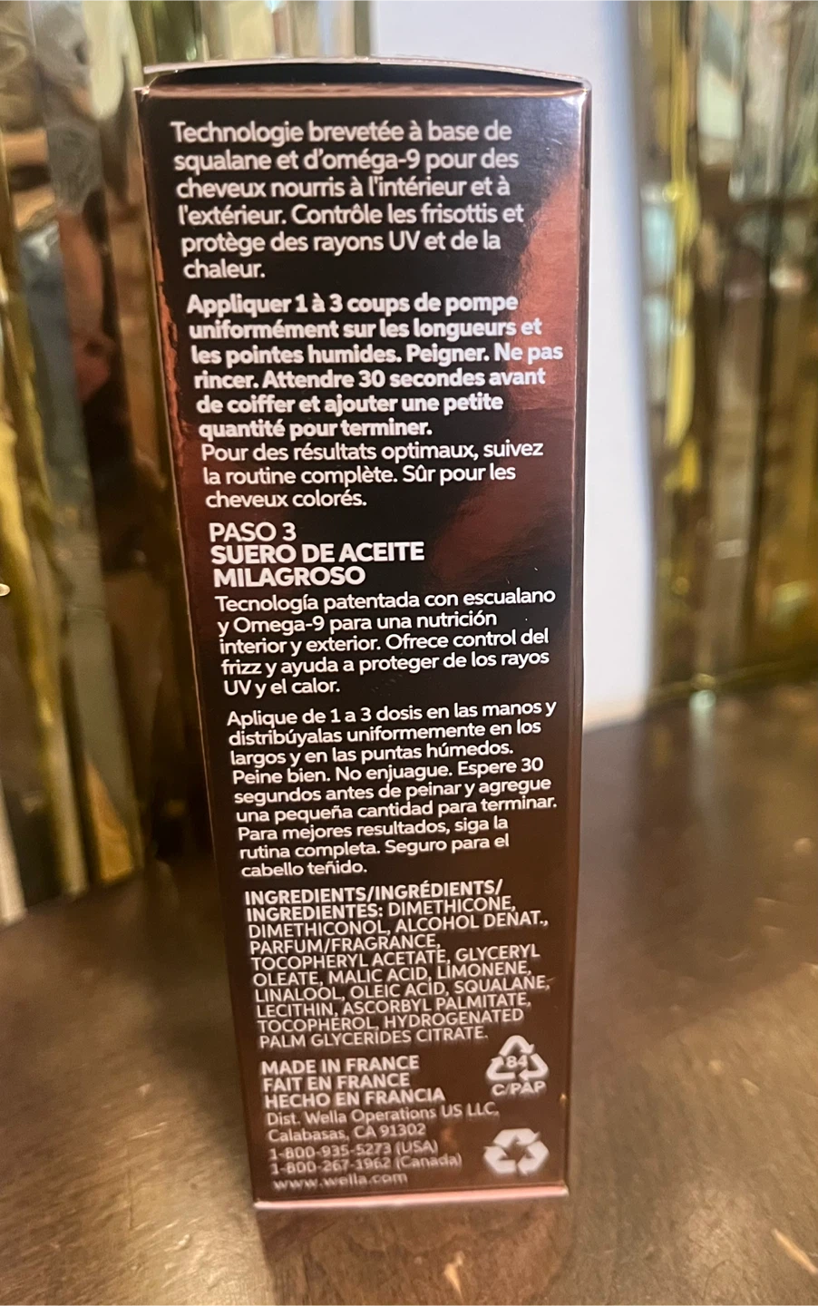 Wella Professionals Ultimate Smooth Miracle Oil Serum - photo 3