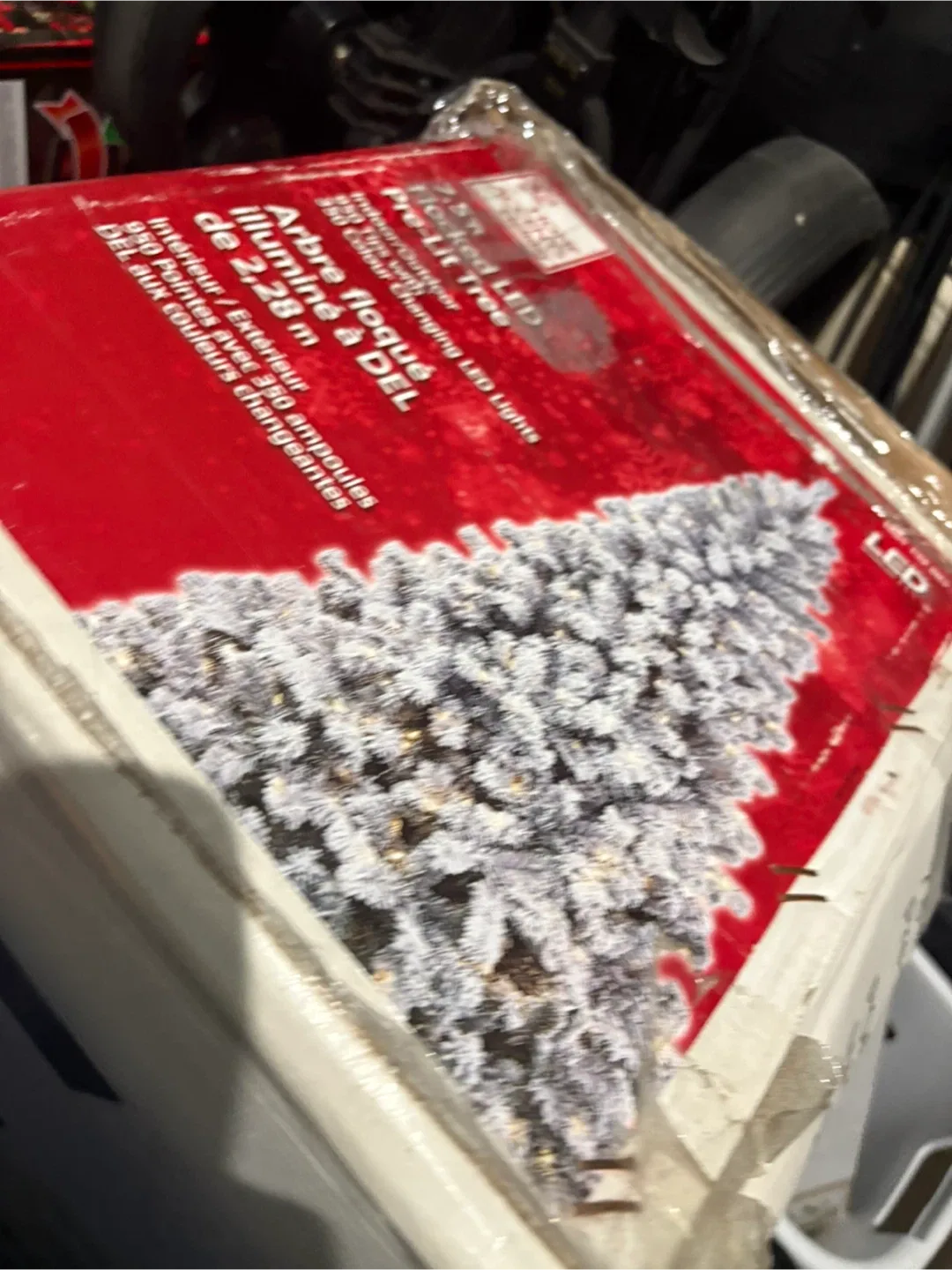 Flock Christmas Tree