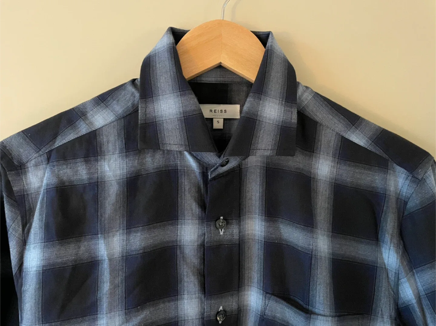 Brand New REISS Men’s Plaid Button-Up Shirt - Size S #Cleanout image indicator(3)