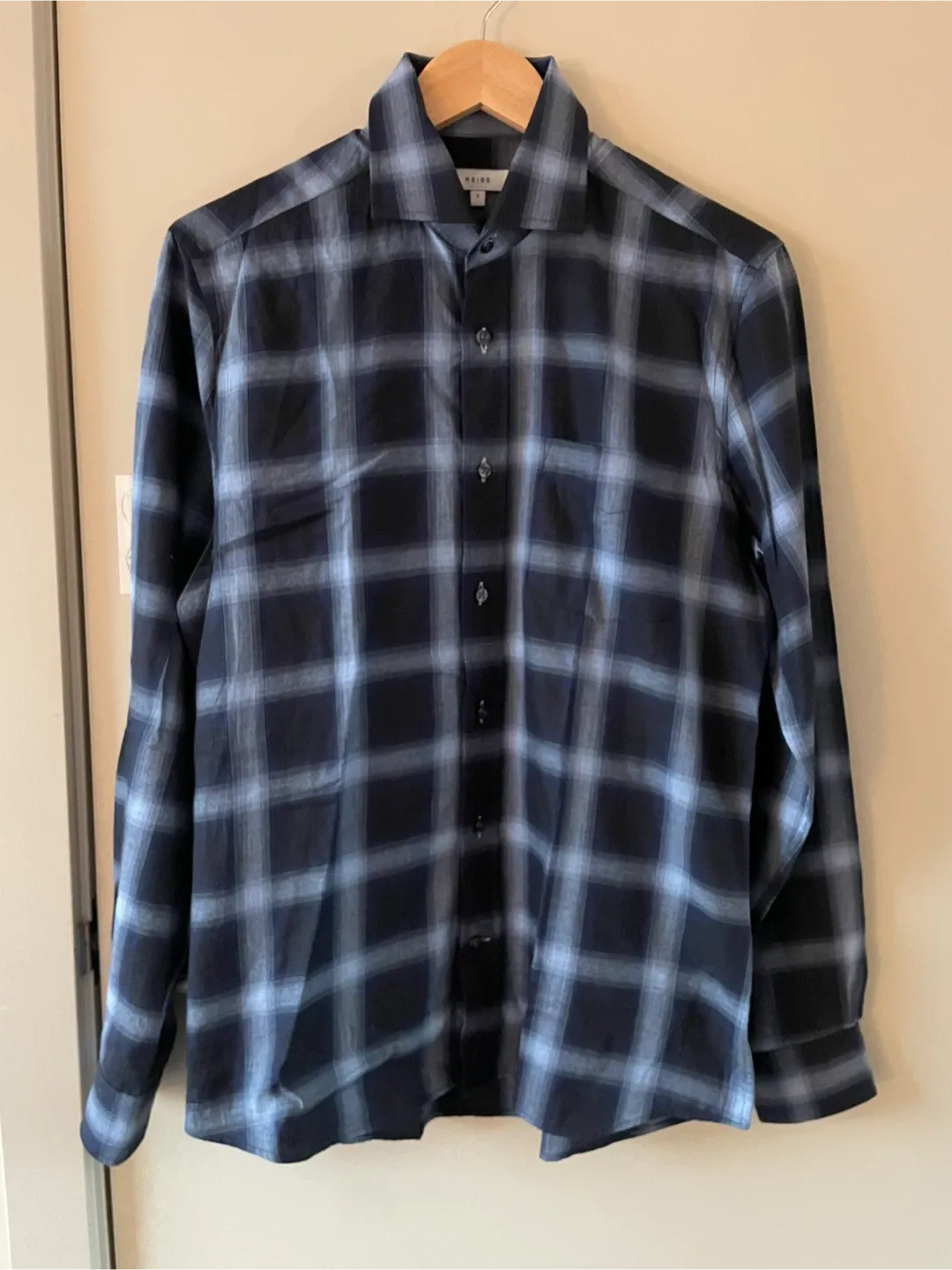 Brand New REISS Men’s Plaid Button-Up Shirt - Size S #Cleanout image indicator(2)