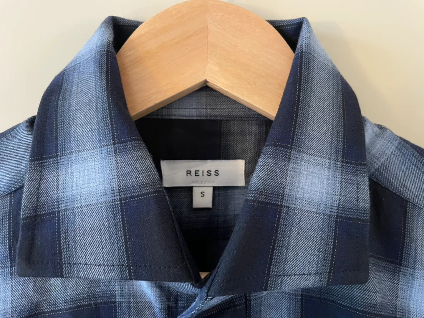 Brand New REISS Men’s Plaid Button-Up Shirt - Size S #Cleanout image indicator(4)