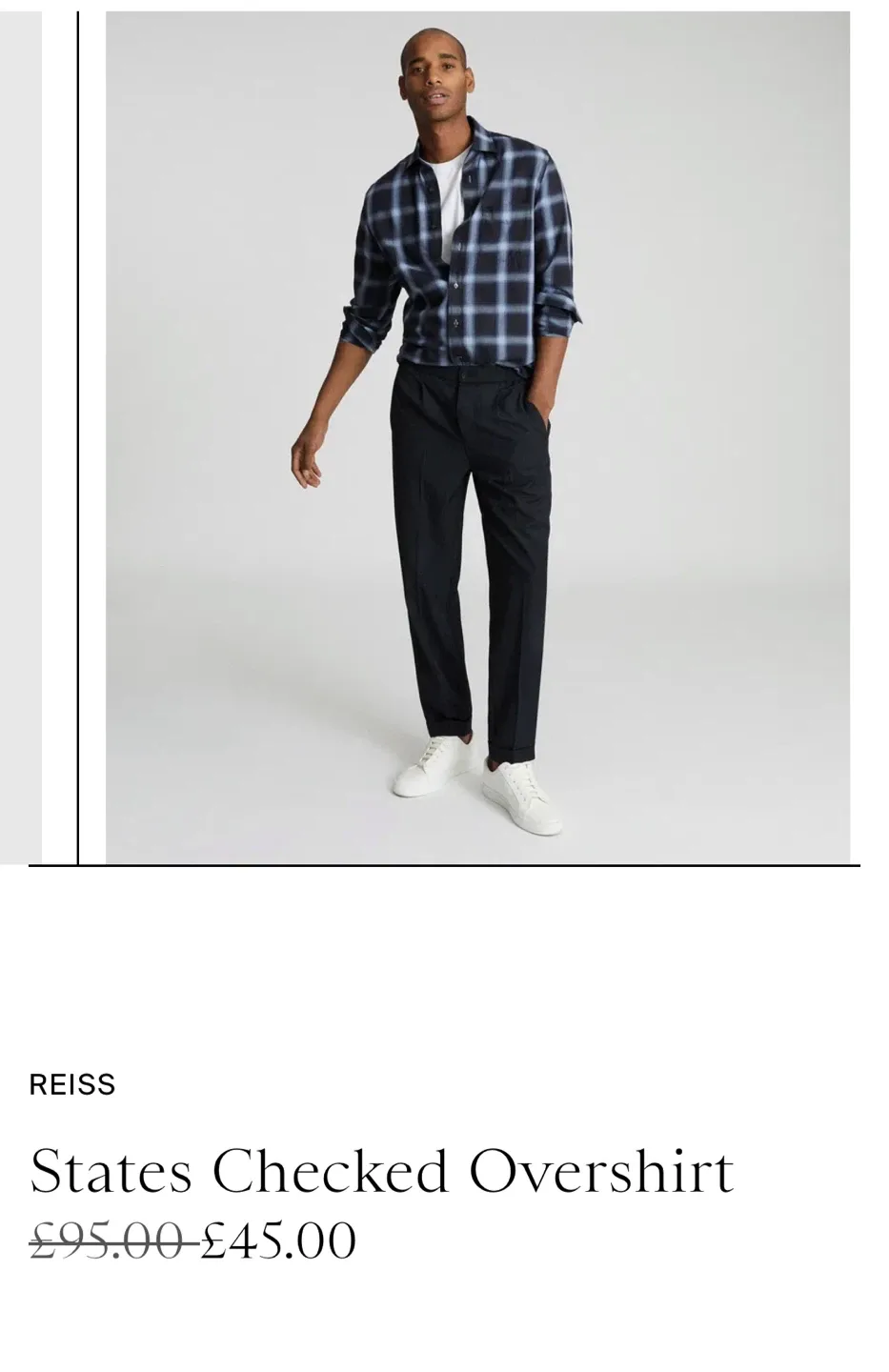 Brand New REISS Men’s Plaid Button-Up Shirt - Size S #Cleanout image indicator(9)