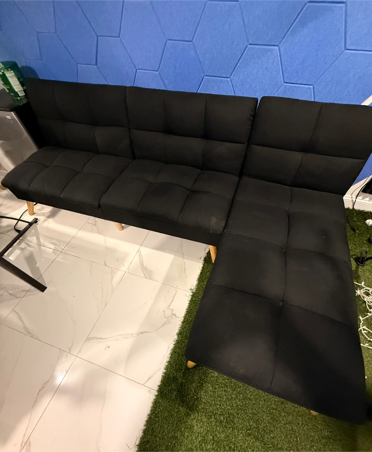 Black Sectional Sofa Couch