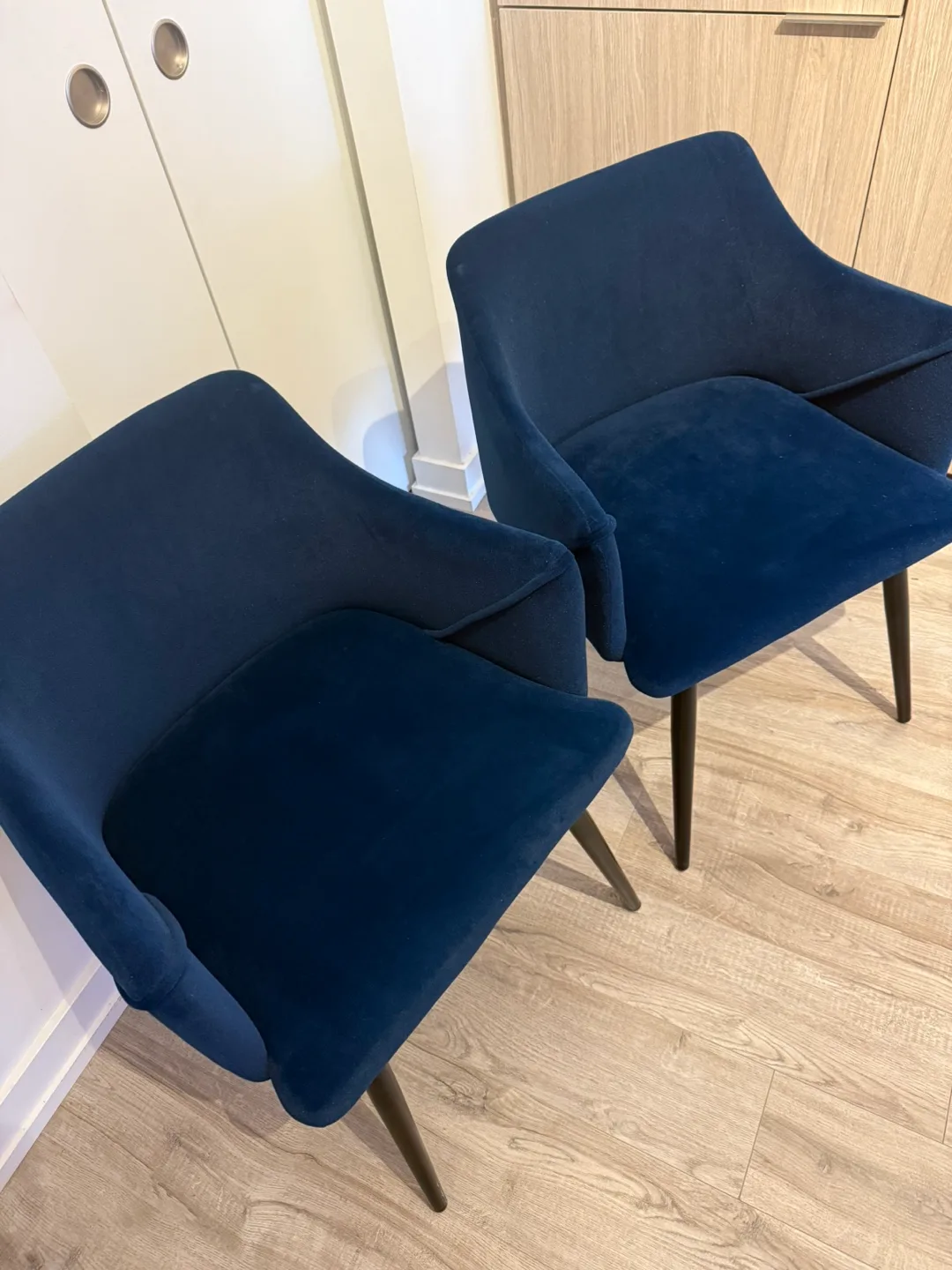 Navy Blue Accent Chairs - Set of 2