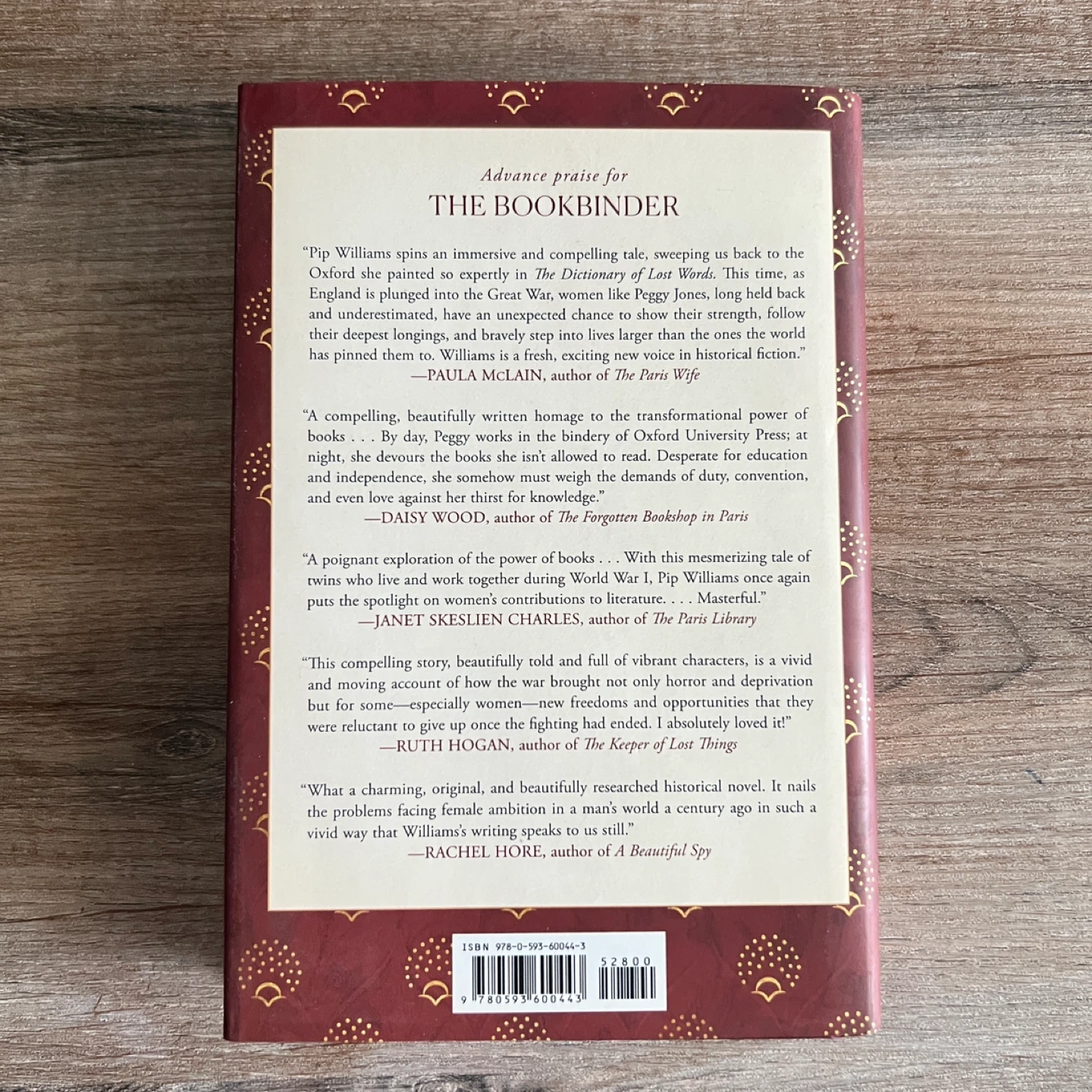 The Book Binder - Pip Williams Hardcover - photo 2