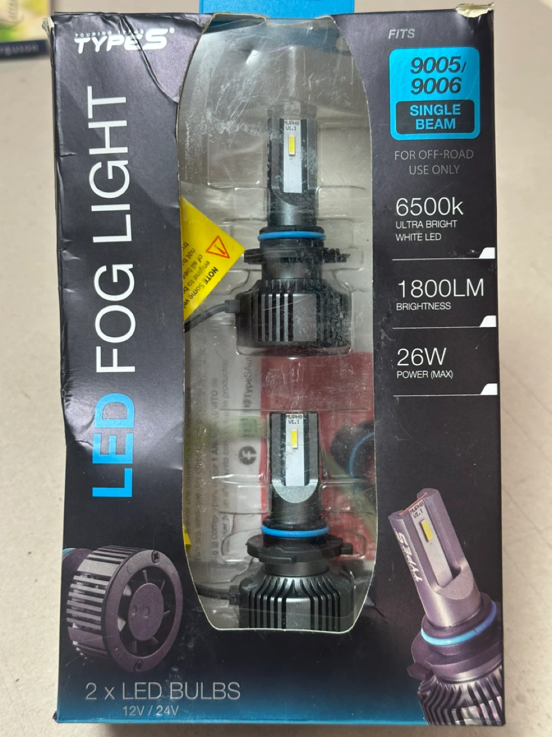 TYPE S LED Fog Light 9005/9006 Single Beam - photo 5