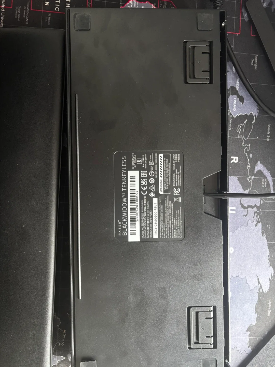 Razer BlackWidow V3 Tenkeyless Keyboard - Black