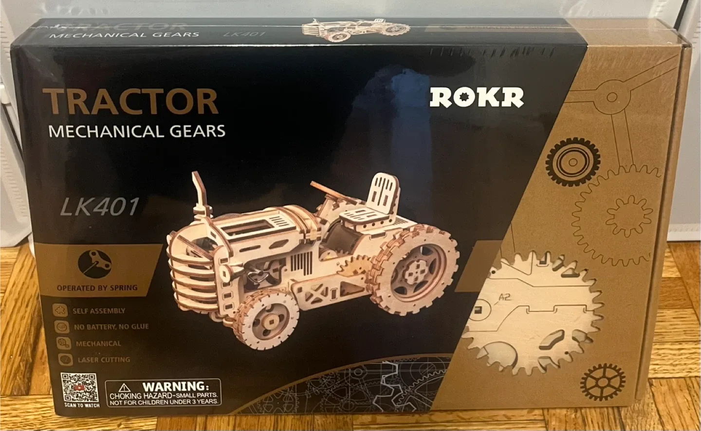 ROKR Tractor Mechanical Gears 3D Wooden Puzzle