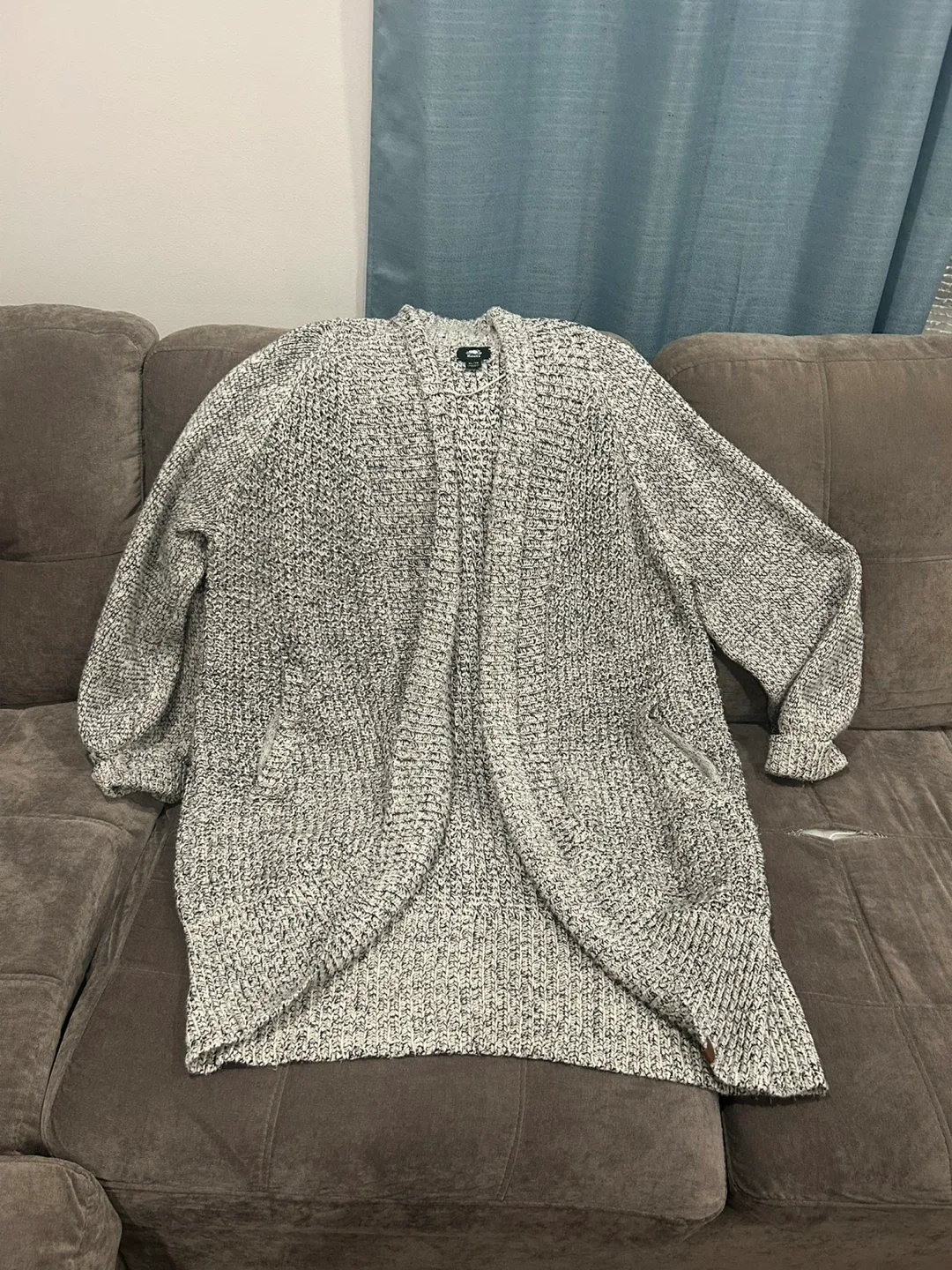Roots Salt & Pepper Cardigan - XL