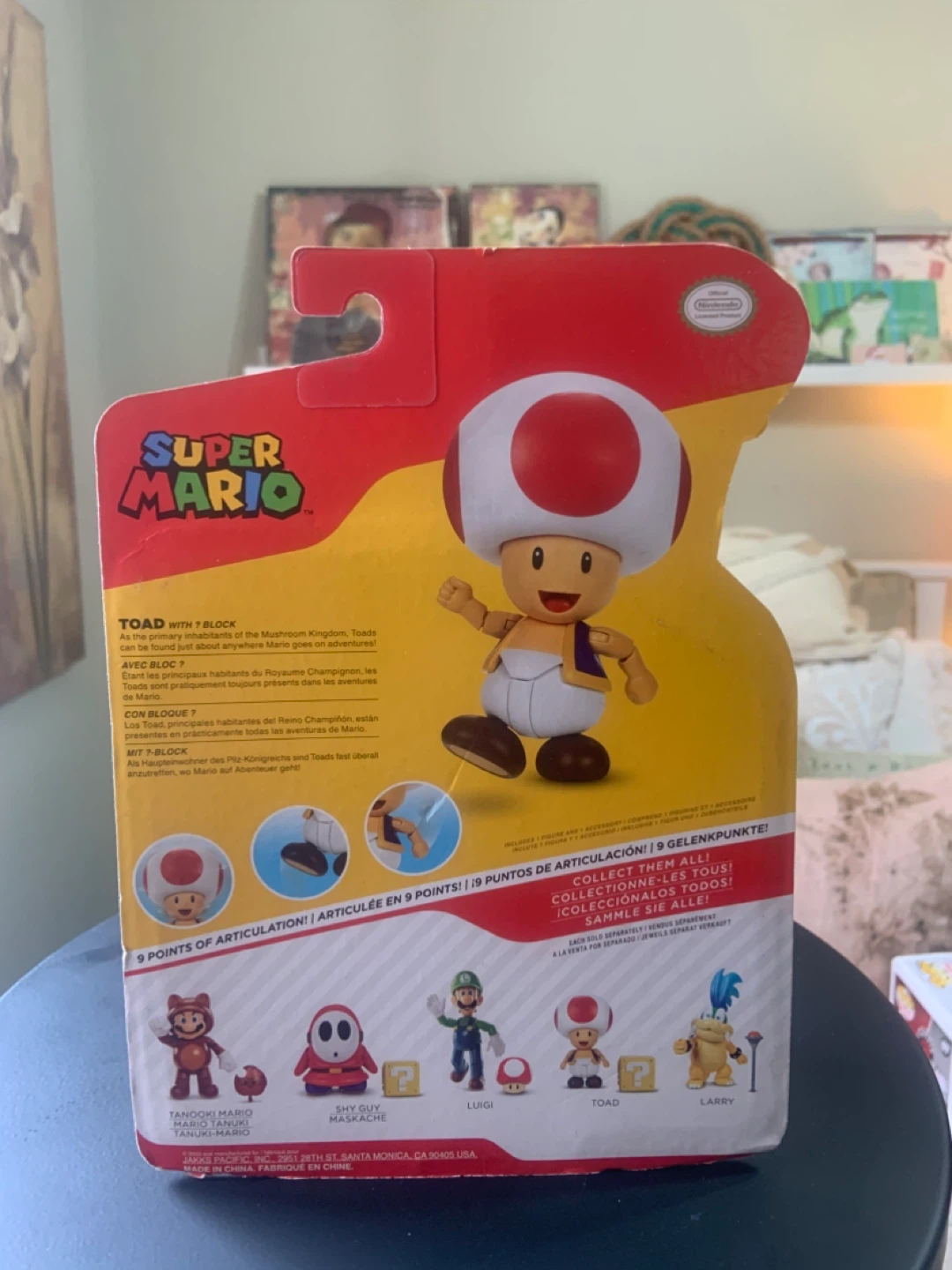 New Super Mario Toad & Fire Mario Figures - photo 5
