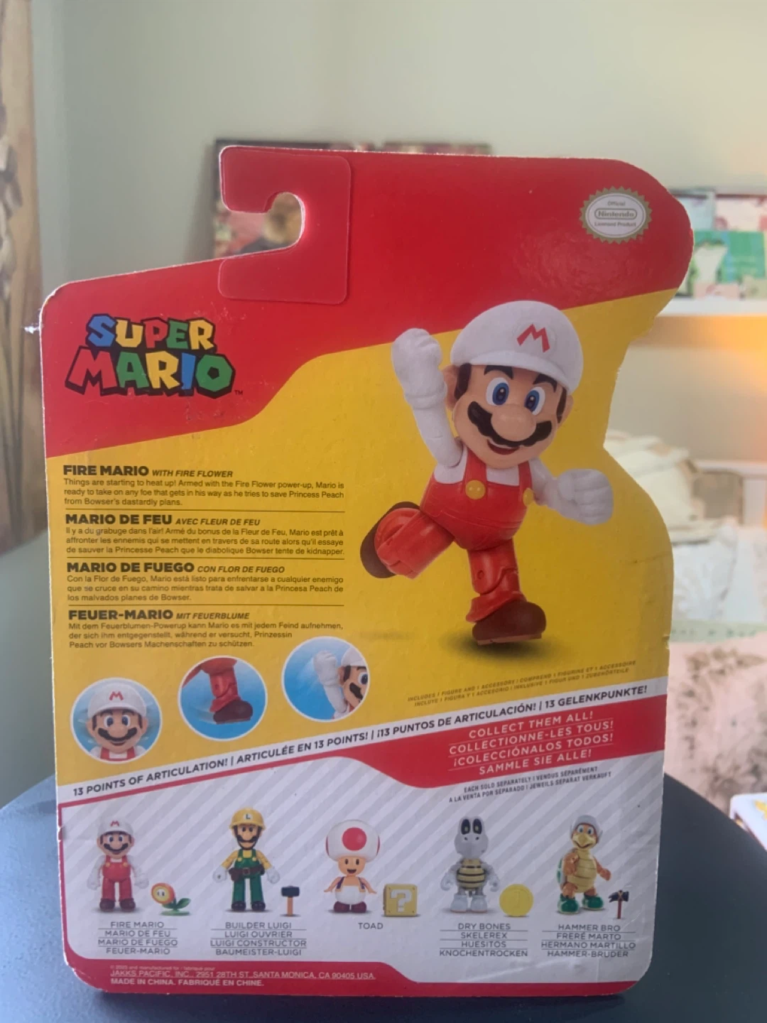 New Super Mario Toad & Fire Mario Figures - photo 3