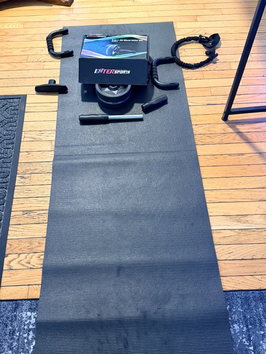 EnterSports 6-in-1 AB Wheel Roller Set w/ Box image indicator(3)