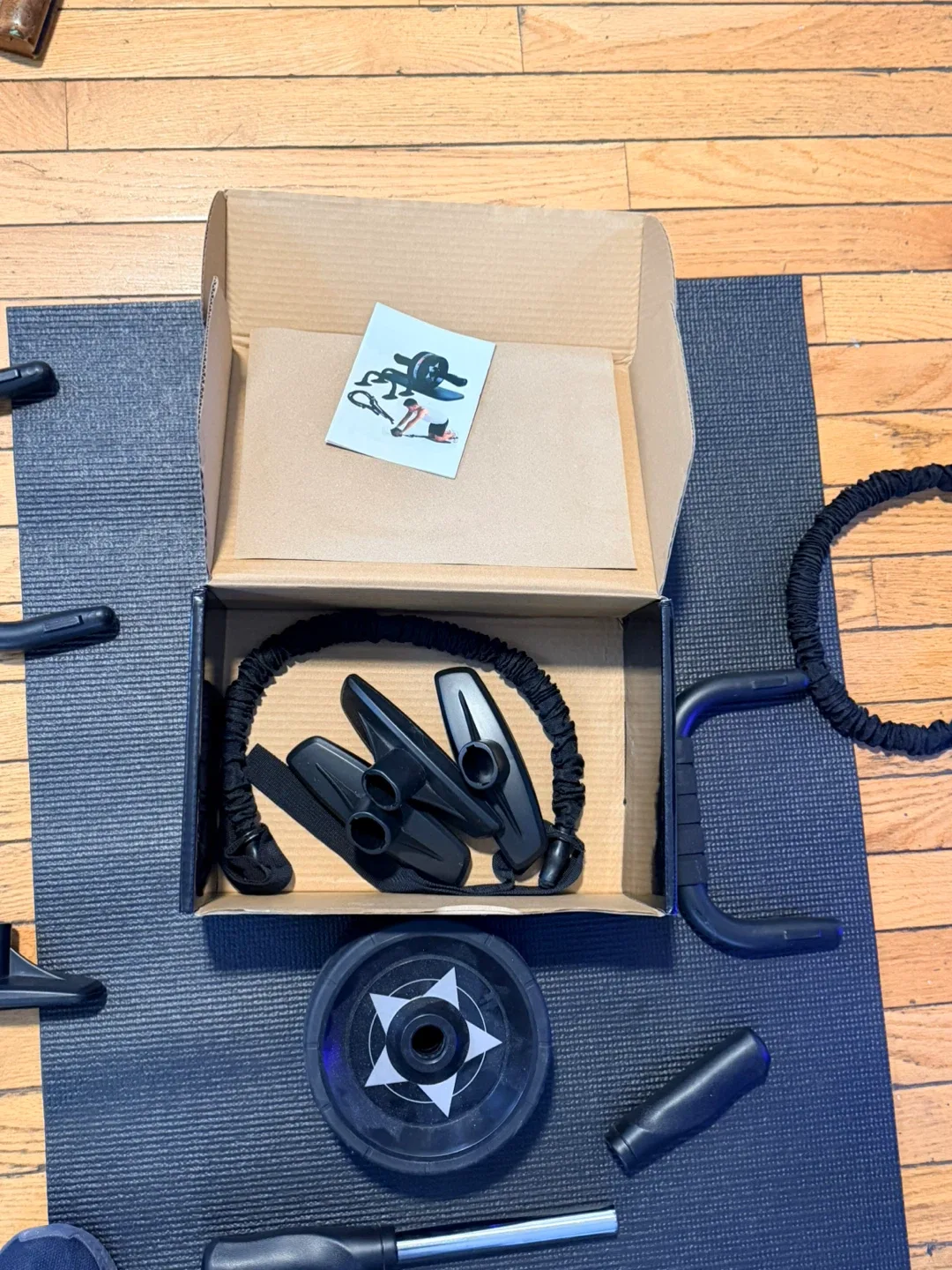 EnterSports 6-in-1 AB Wheel Roller Set w/ Box image indicator(4)