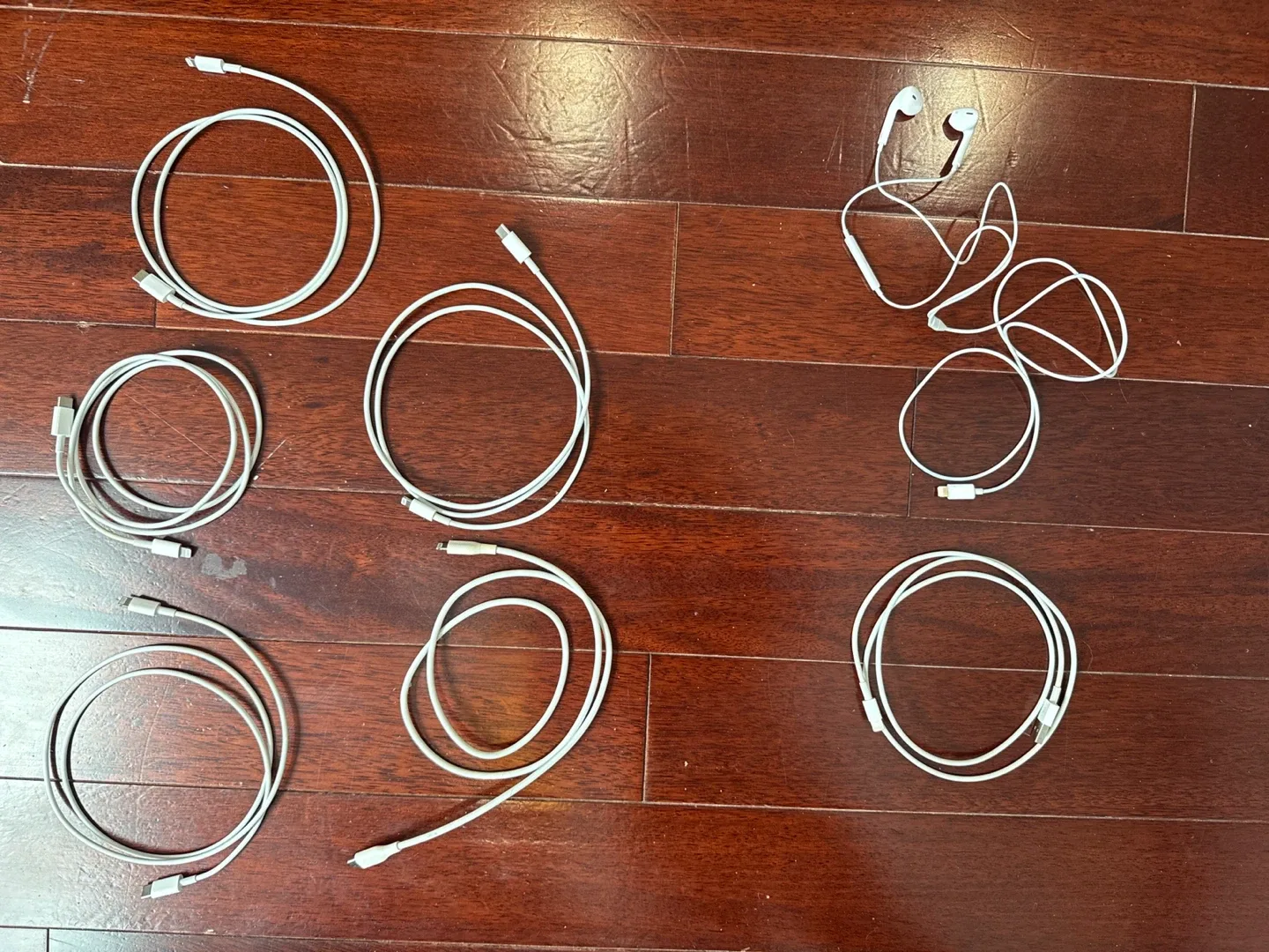 Lightning cables & headphones