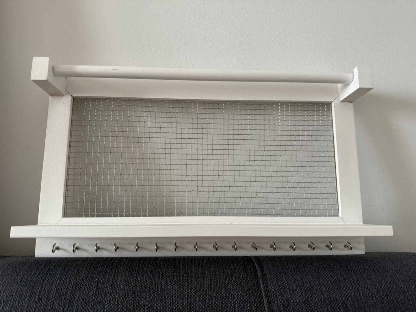 #Cleanout -White Wooden Jewelry Organizer