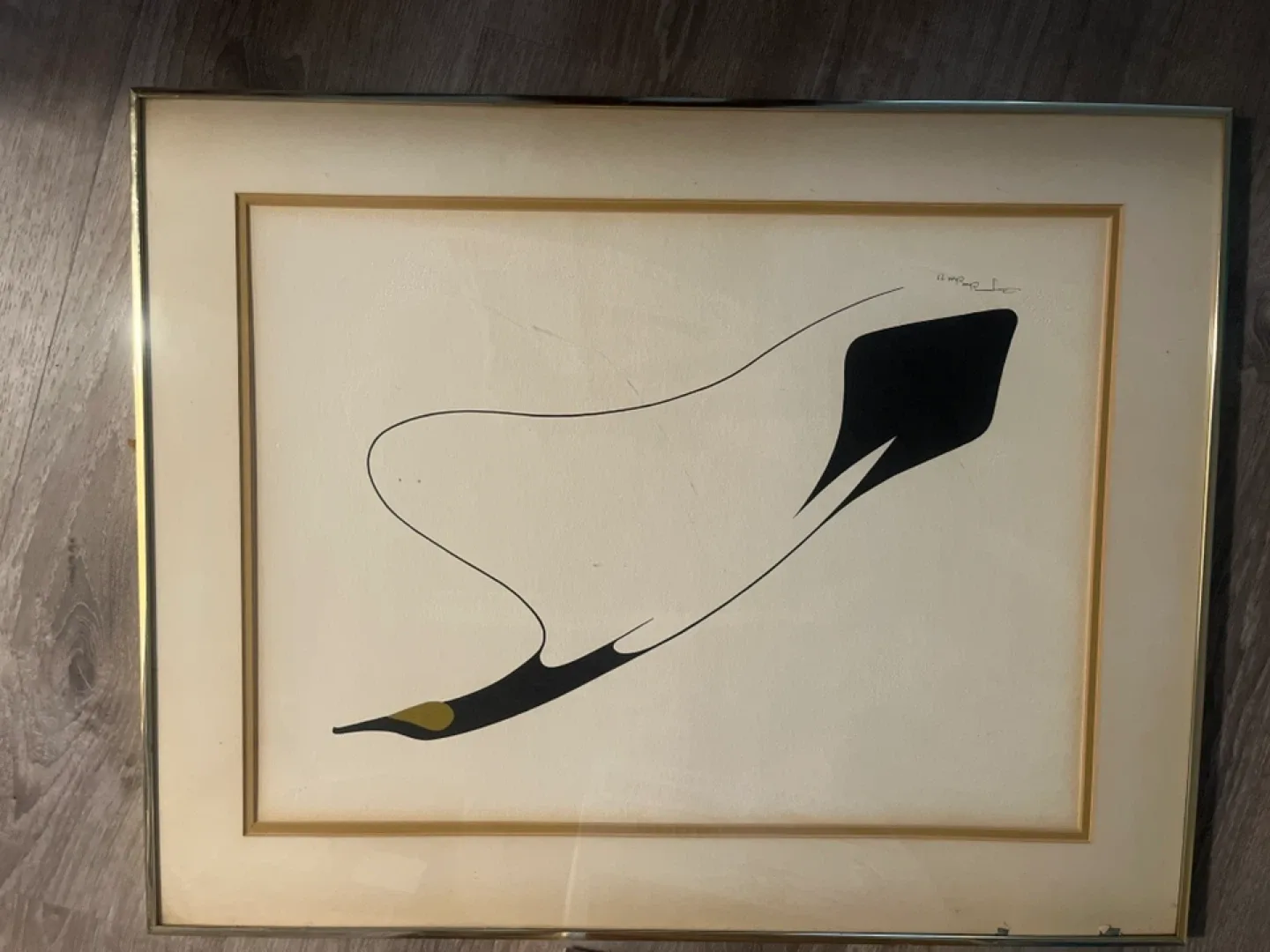 Framed Art Print - Abstract Bird