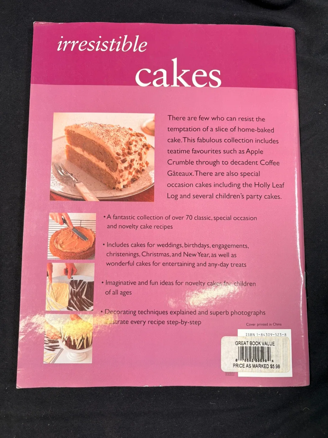 #cleanout Irresistible Cakes: Sarah Maxwell Cookbook image indicator(2)