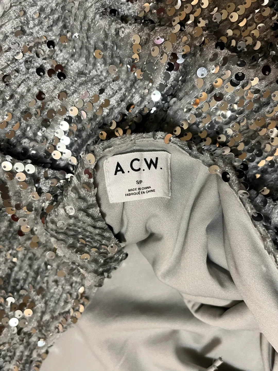 A.C.W. Sequin Dress - Size S-M image indicator(5)