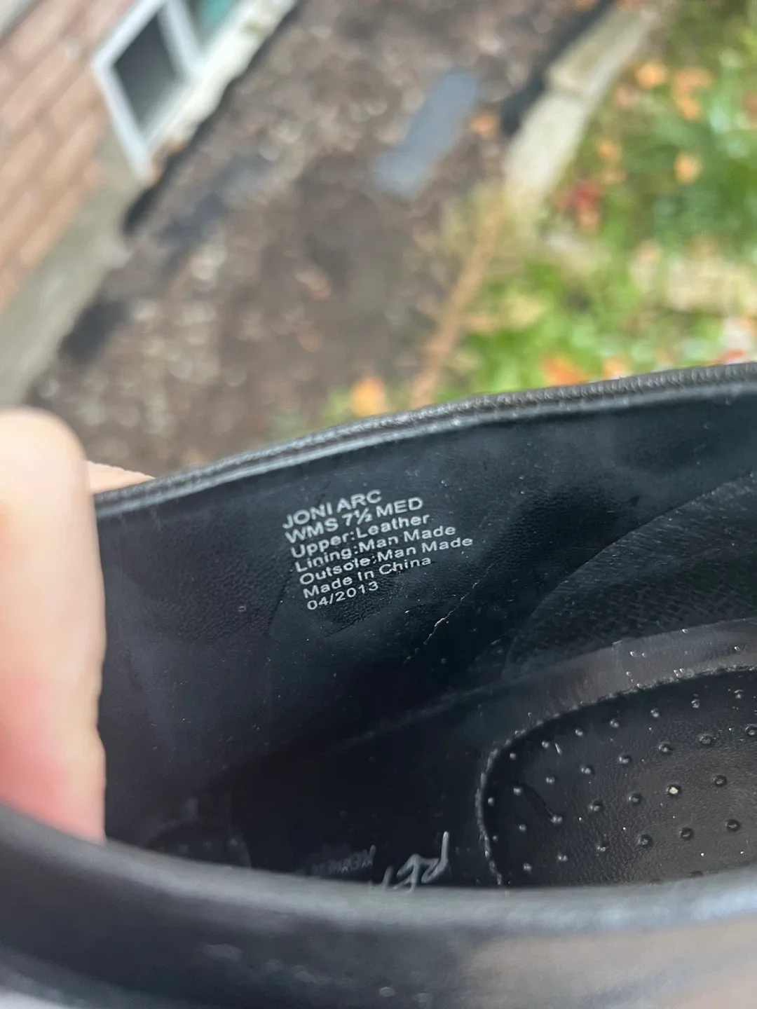 Black Leather Booties - Size 7.5 image indicator(5)