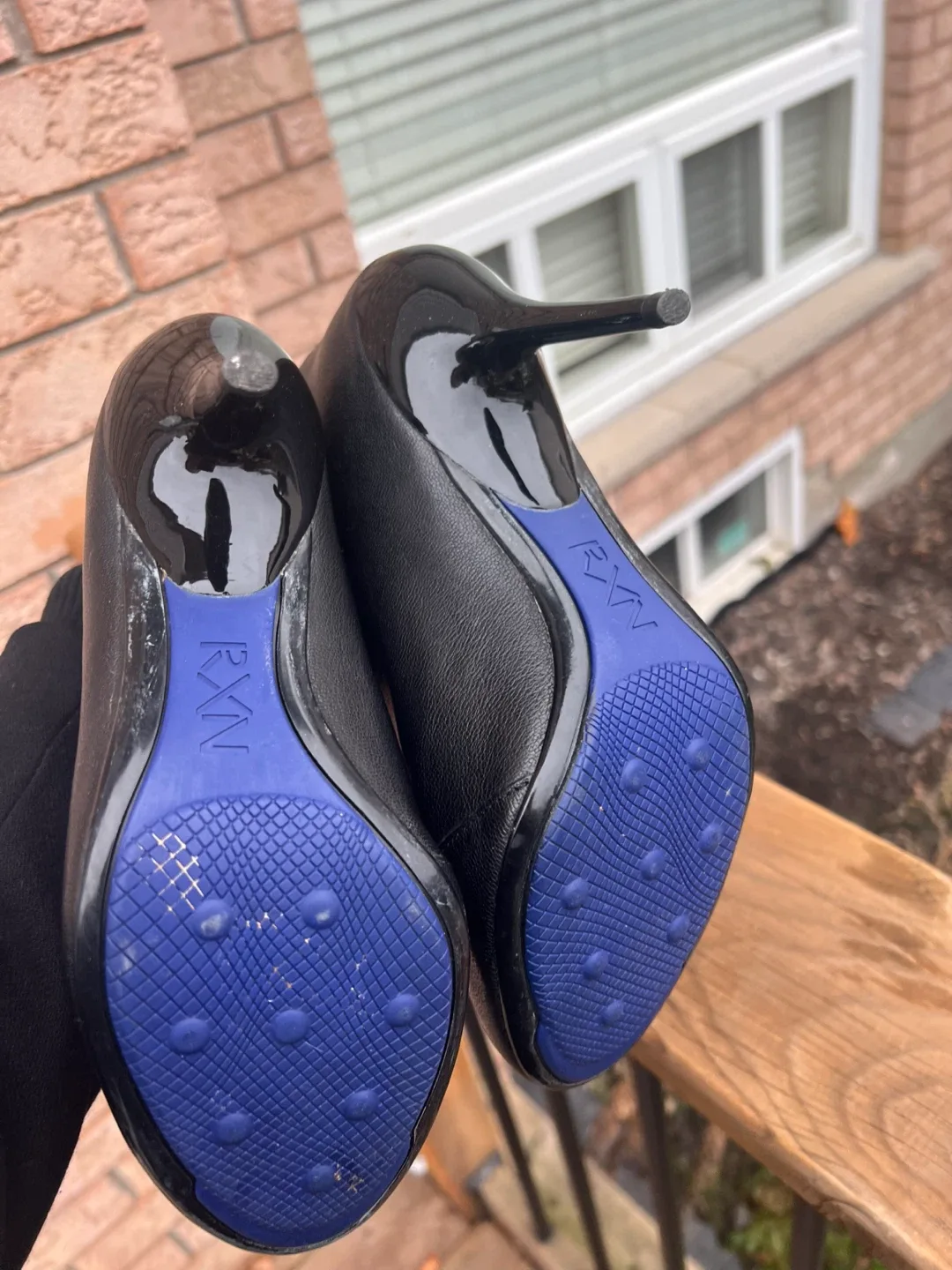 Black Leather Booties - Size 7.5 image indicator(4)