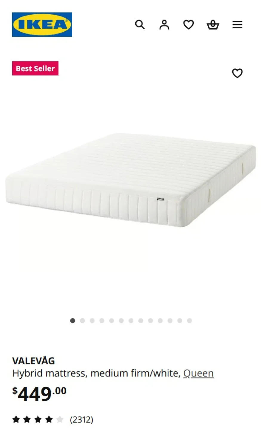 Used Queen Mattress image indicator(5)