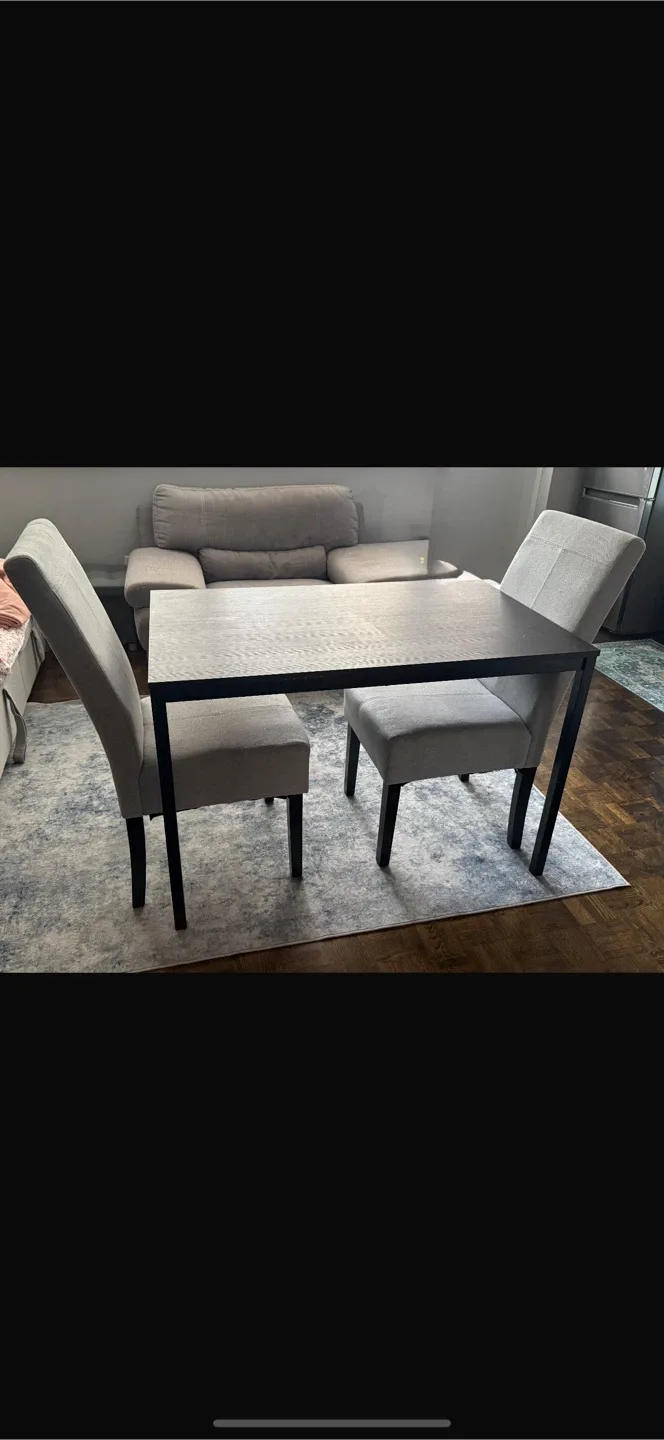 Dining Table with Two Chairs