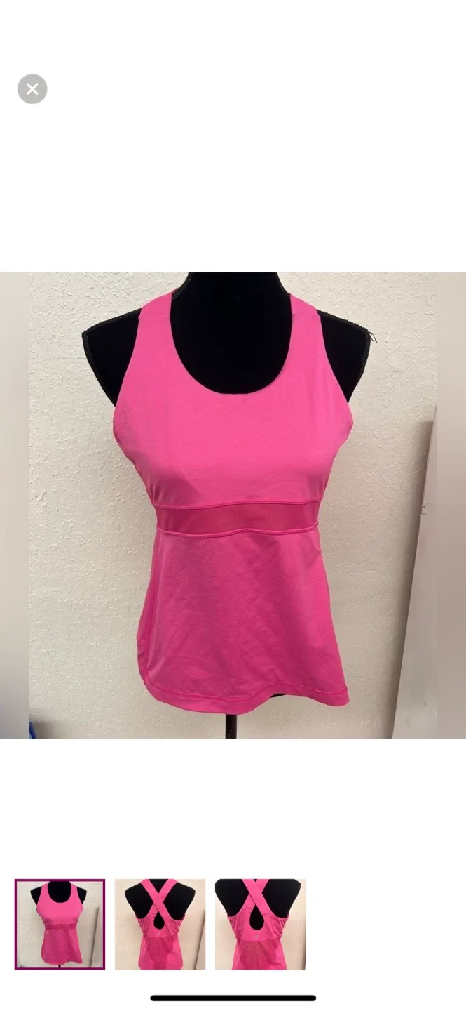Lululemon Pink Tank Top
