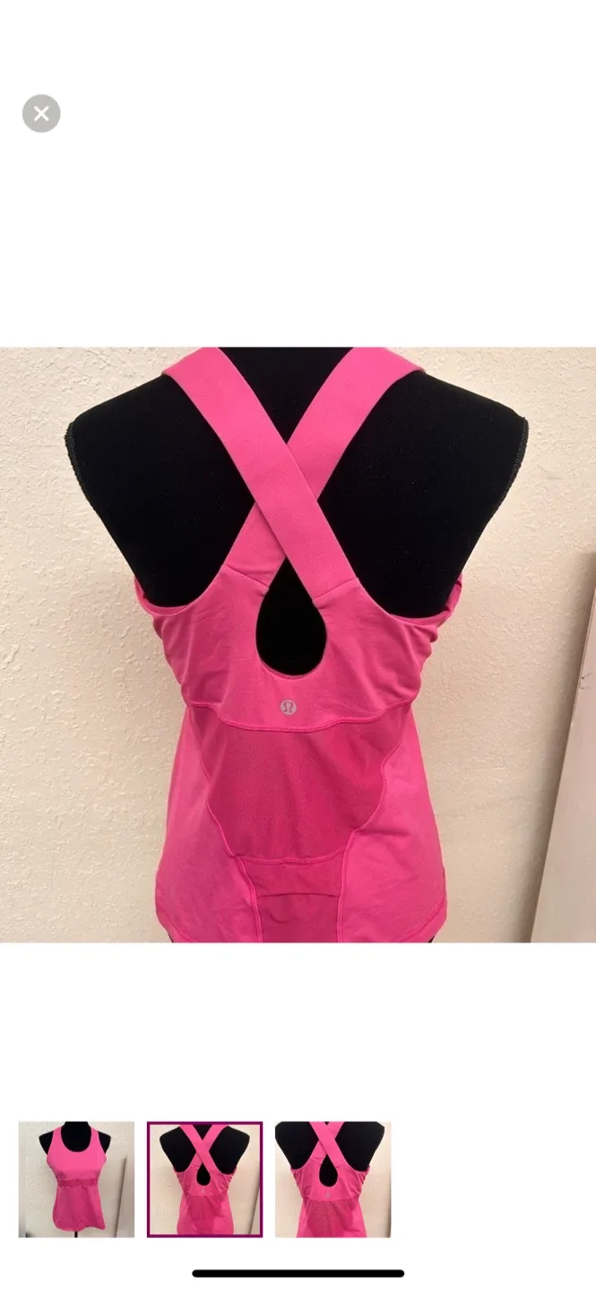 Lululemon Pink Tank Top image indicator(2)