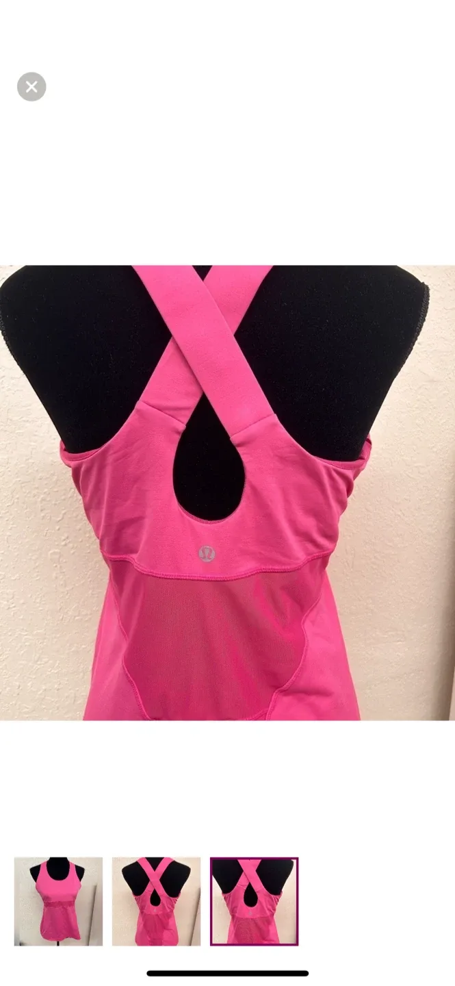 Lululemon Pink Tank Top image indicator(3)