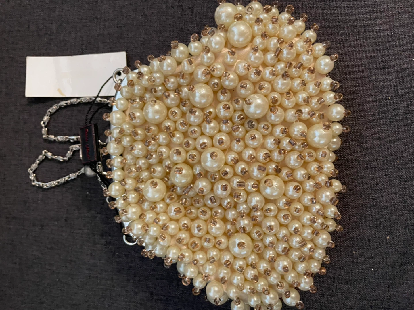 Frank Usher beaded pearl evening bag - photo 2