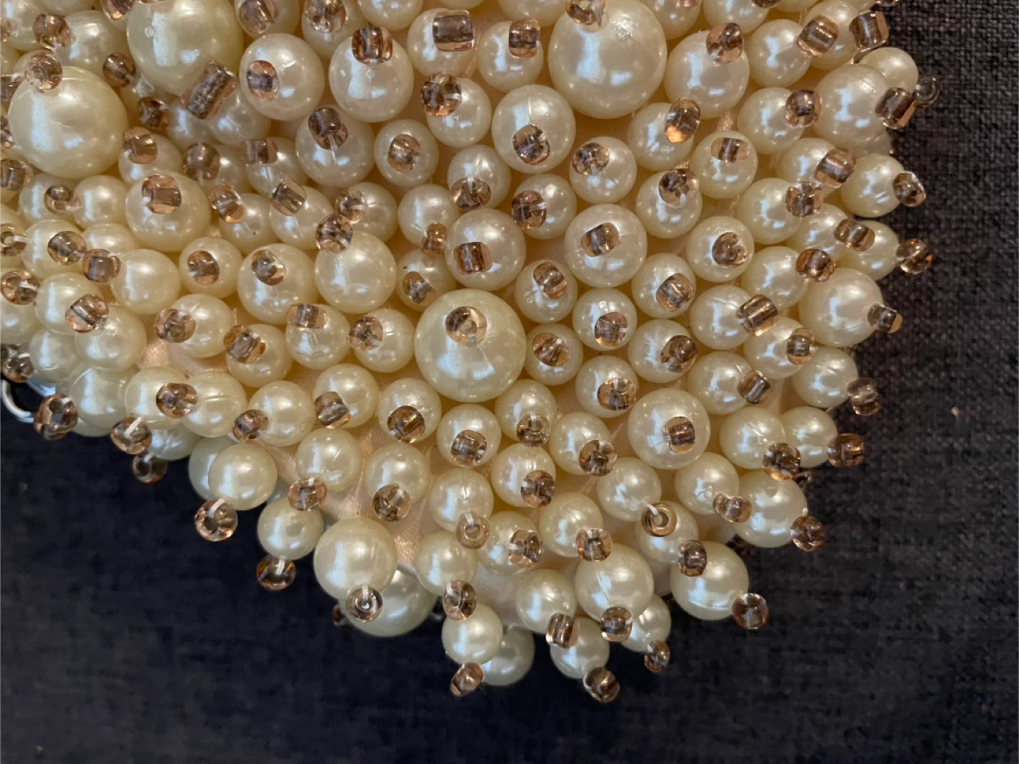 Frank Usher beaded pearl evening bag - photo 4