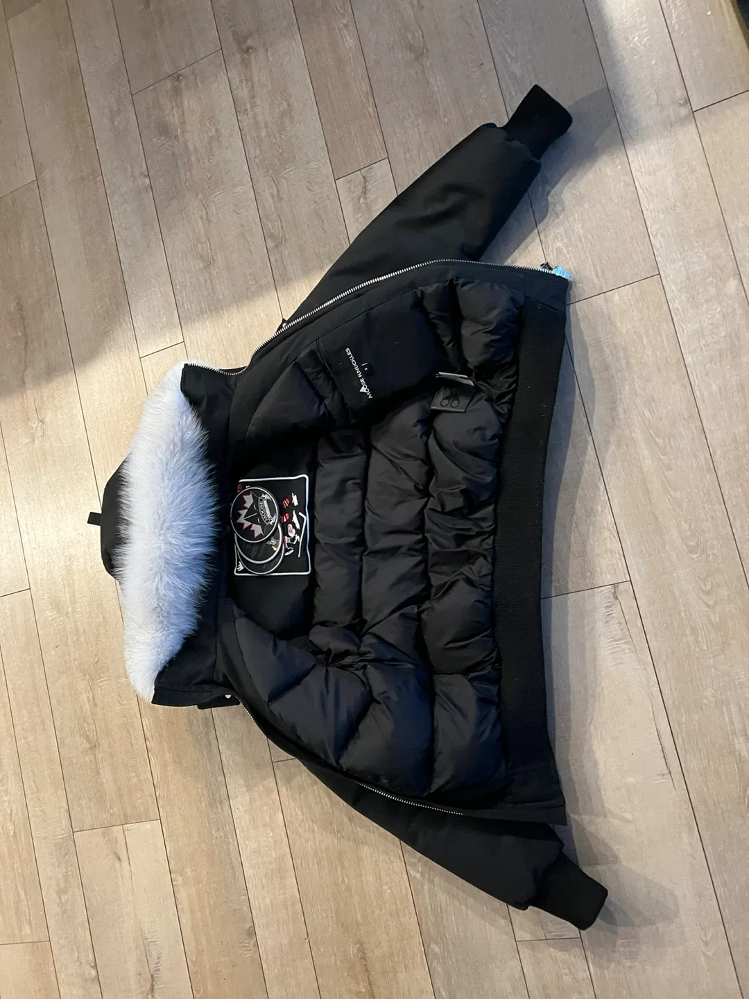 Moose Knuckles Bomber Jacket - Black