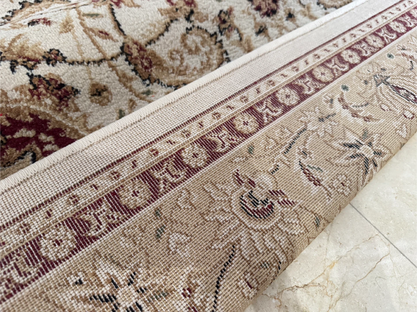 Floral Area Rug - bronze - photo 3