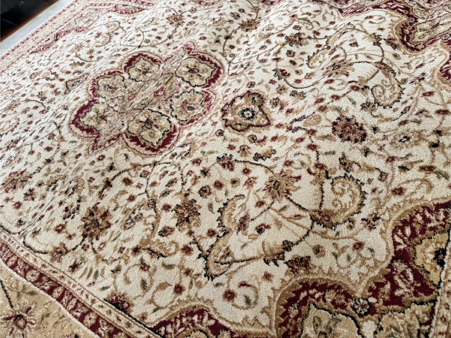Floral Area Rug - bronze - photo 2