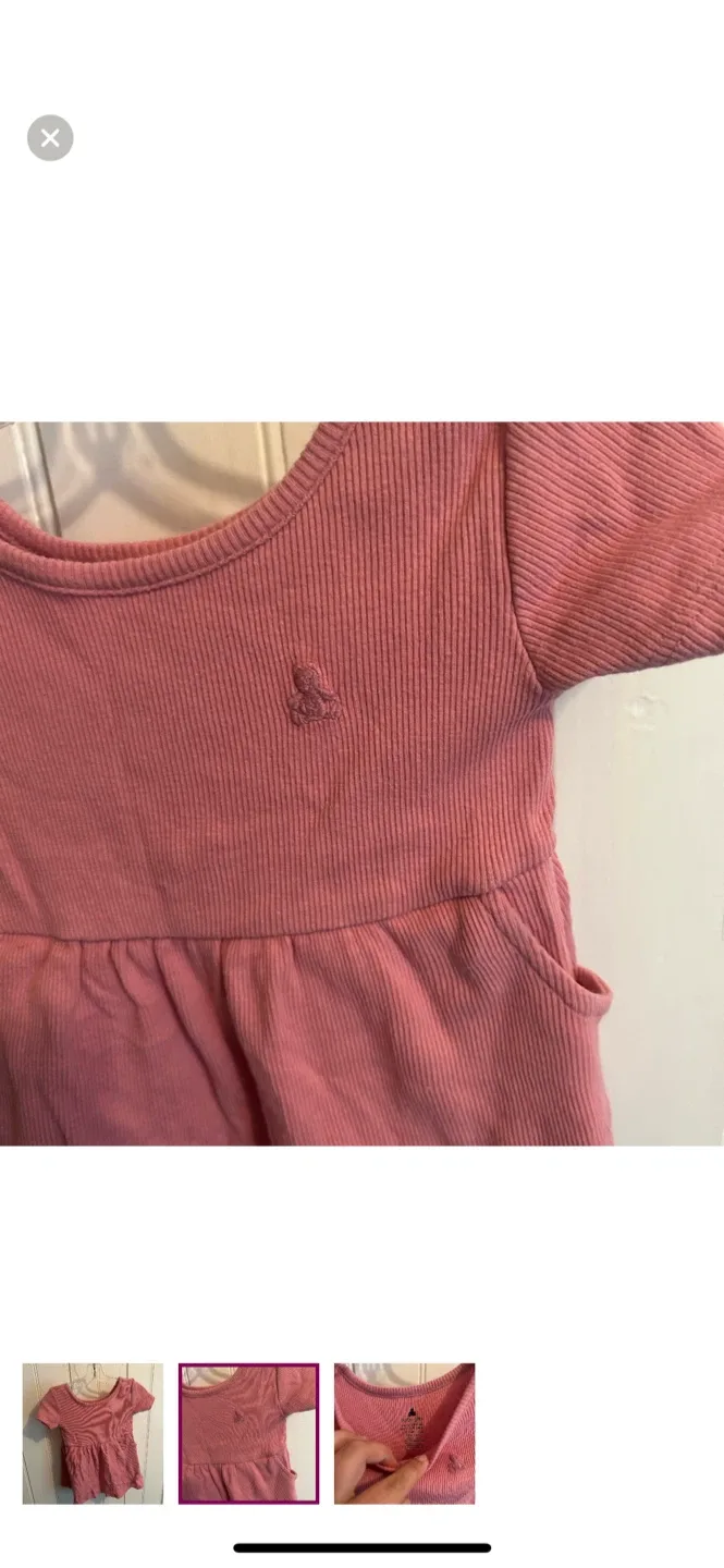 Baby Gap Pink Dress 6-12 Months image indicator(2)