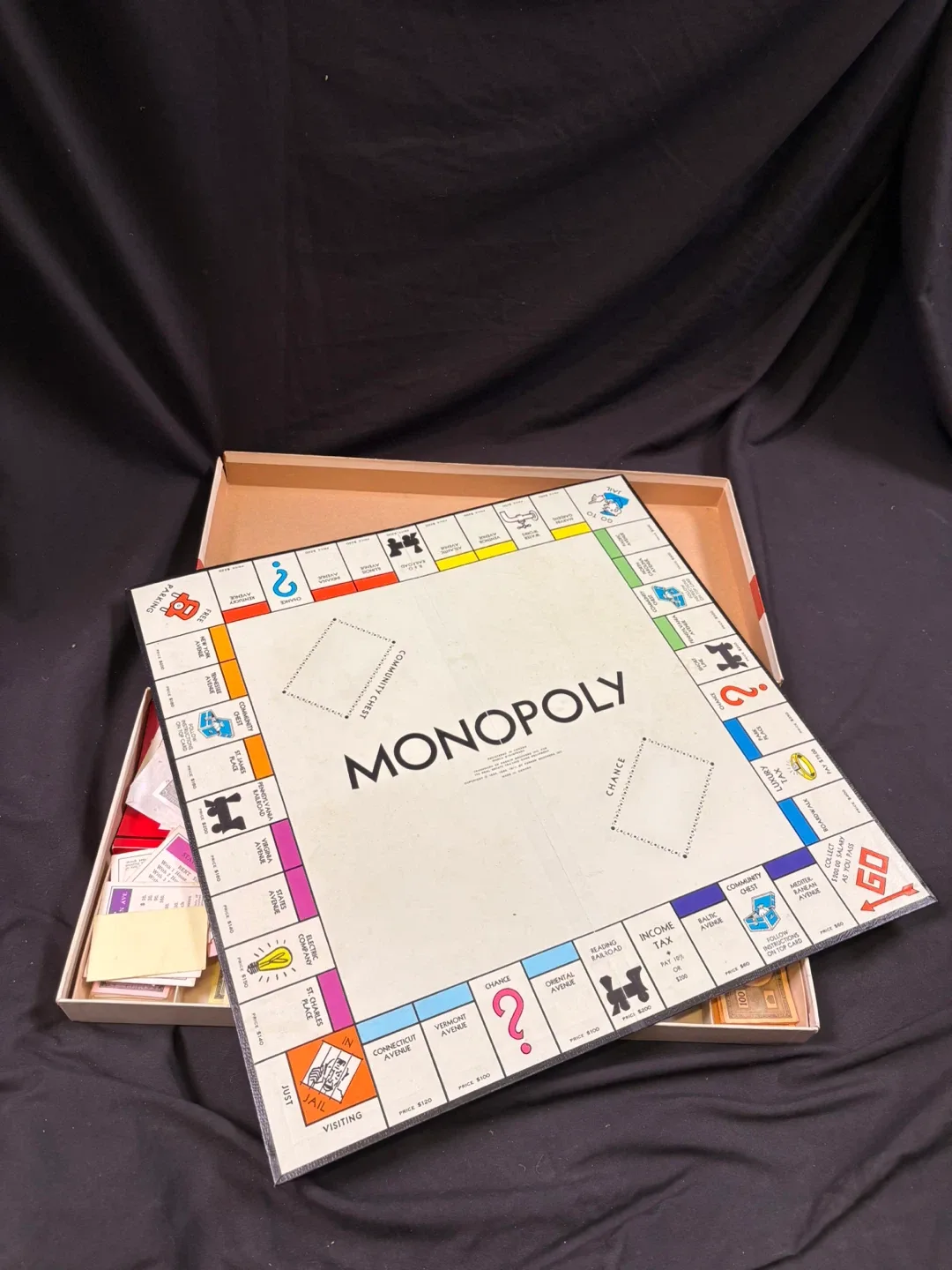 #cleanout Vintage Monopoly Parker Brothers Game image indicator(3)