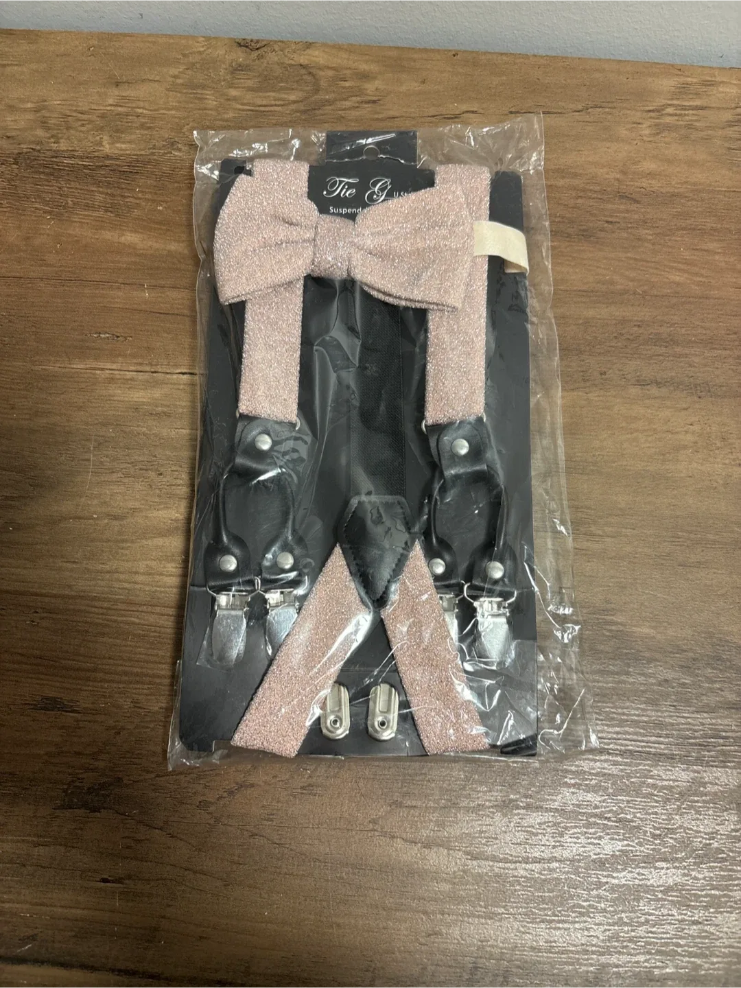 Tie G Suspenders with Bow Tie - New