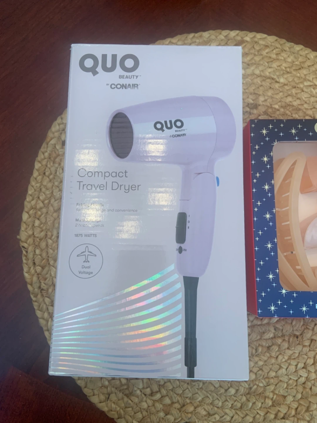 New Quo Beauty Compact Travel Dryer & Claw Clip Set - photo 2
