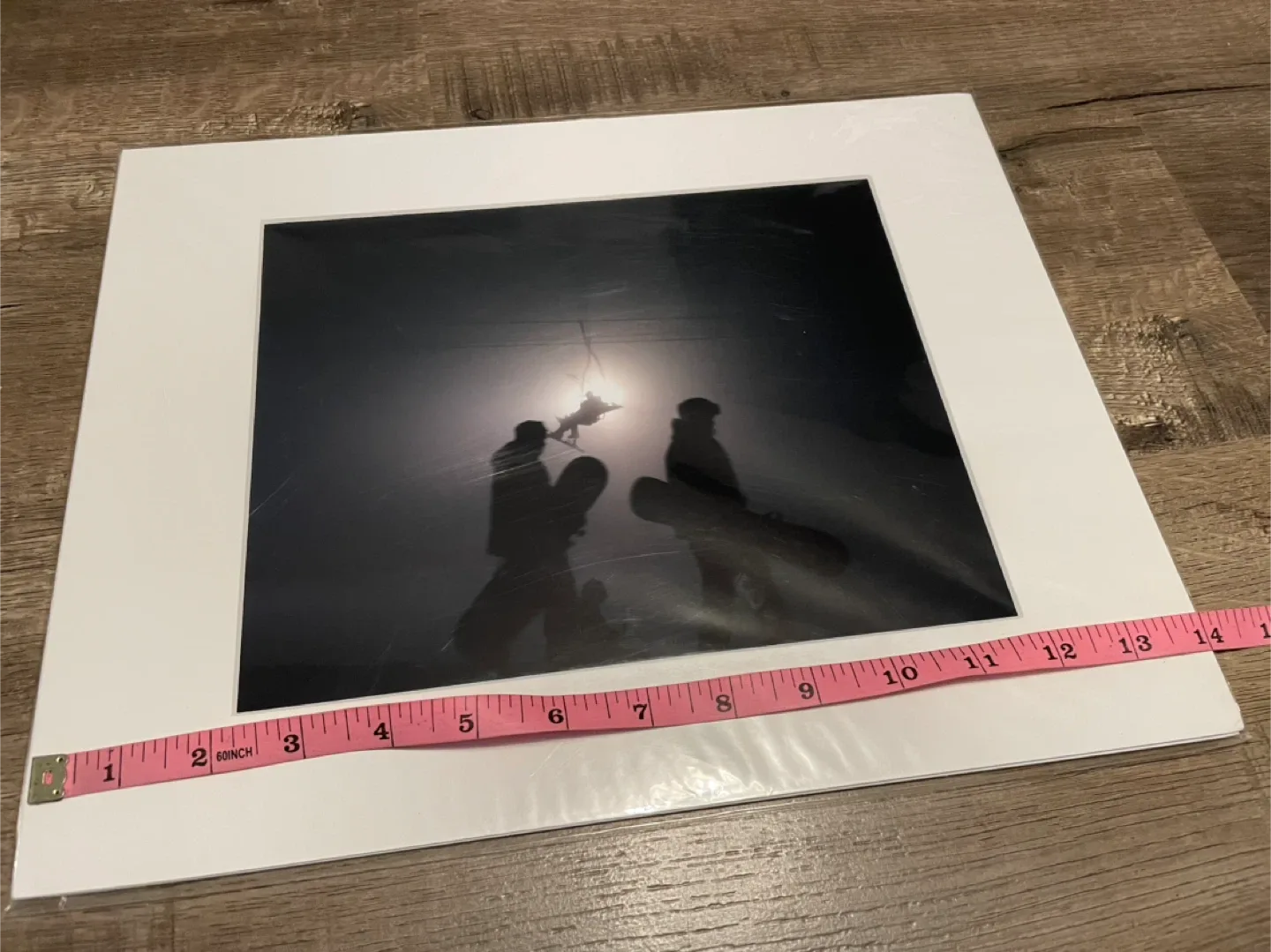 Framed snowboarding Silhouette Print image indicator(2)
