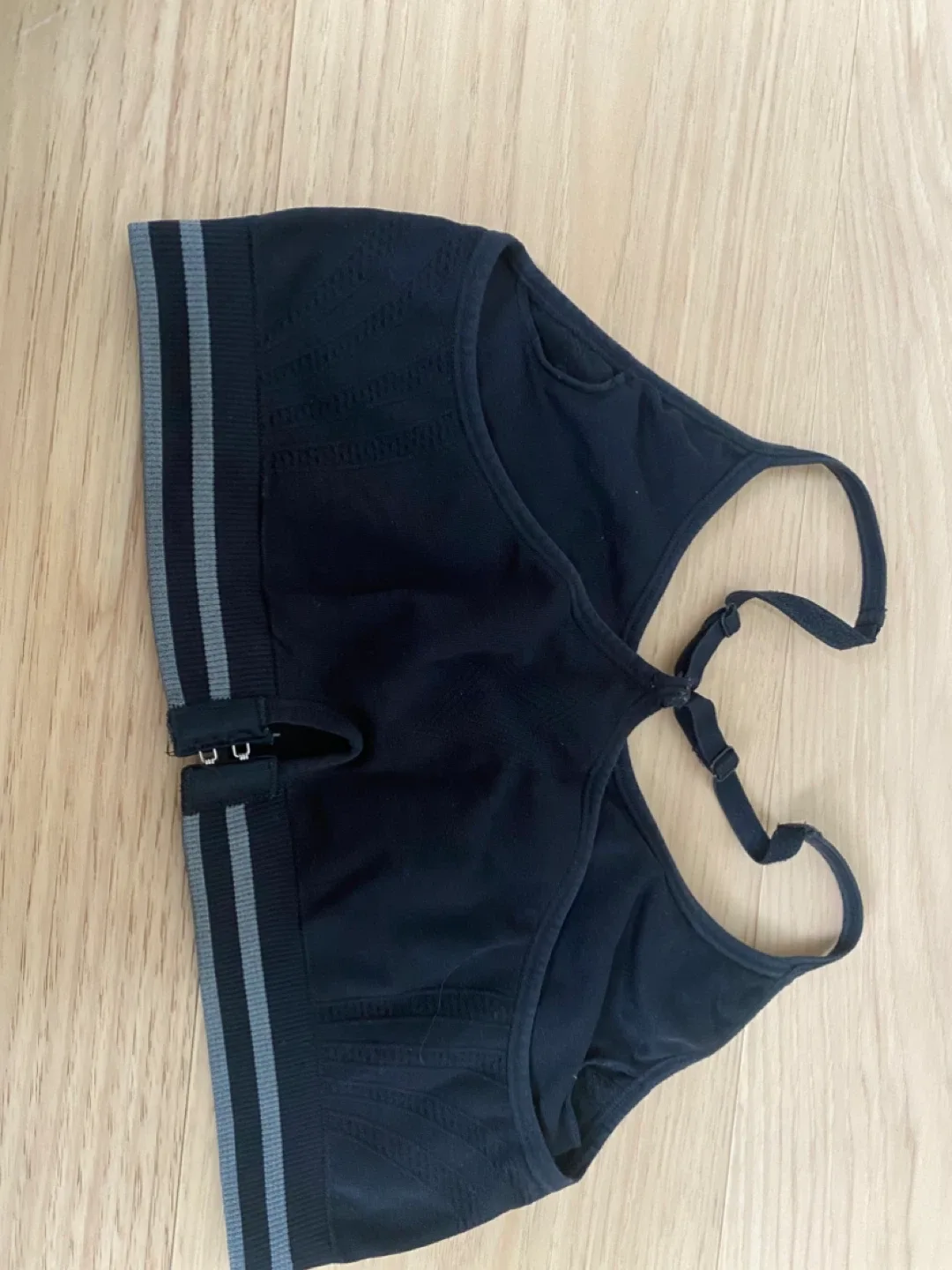 Adidas Black Sports Bra image indicator(2)