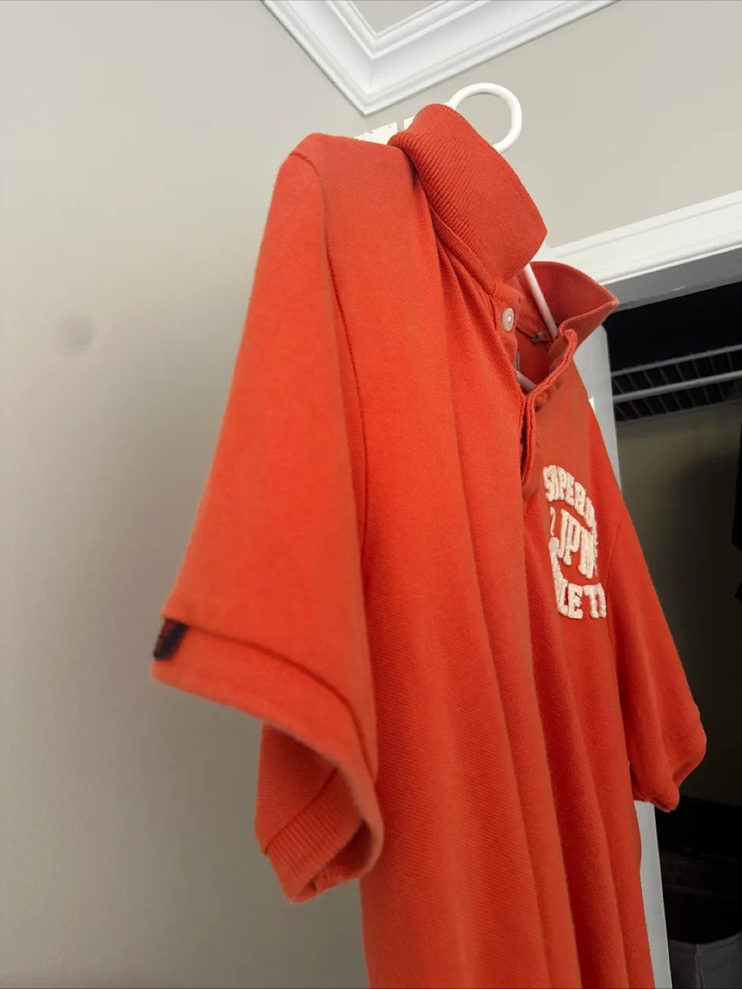 Superdry Orange Polo Shirt image indicator(4)