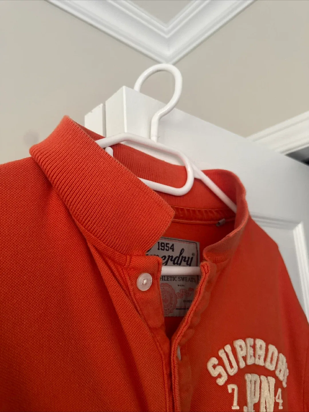 Superdry Orange Polo Shirt image indicator(2)