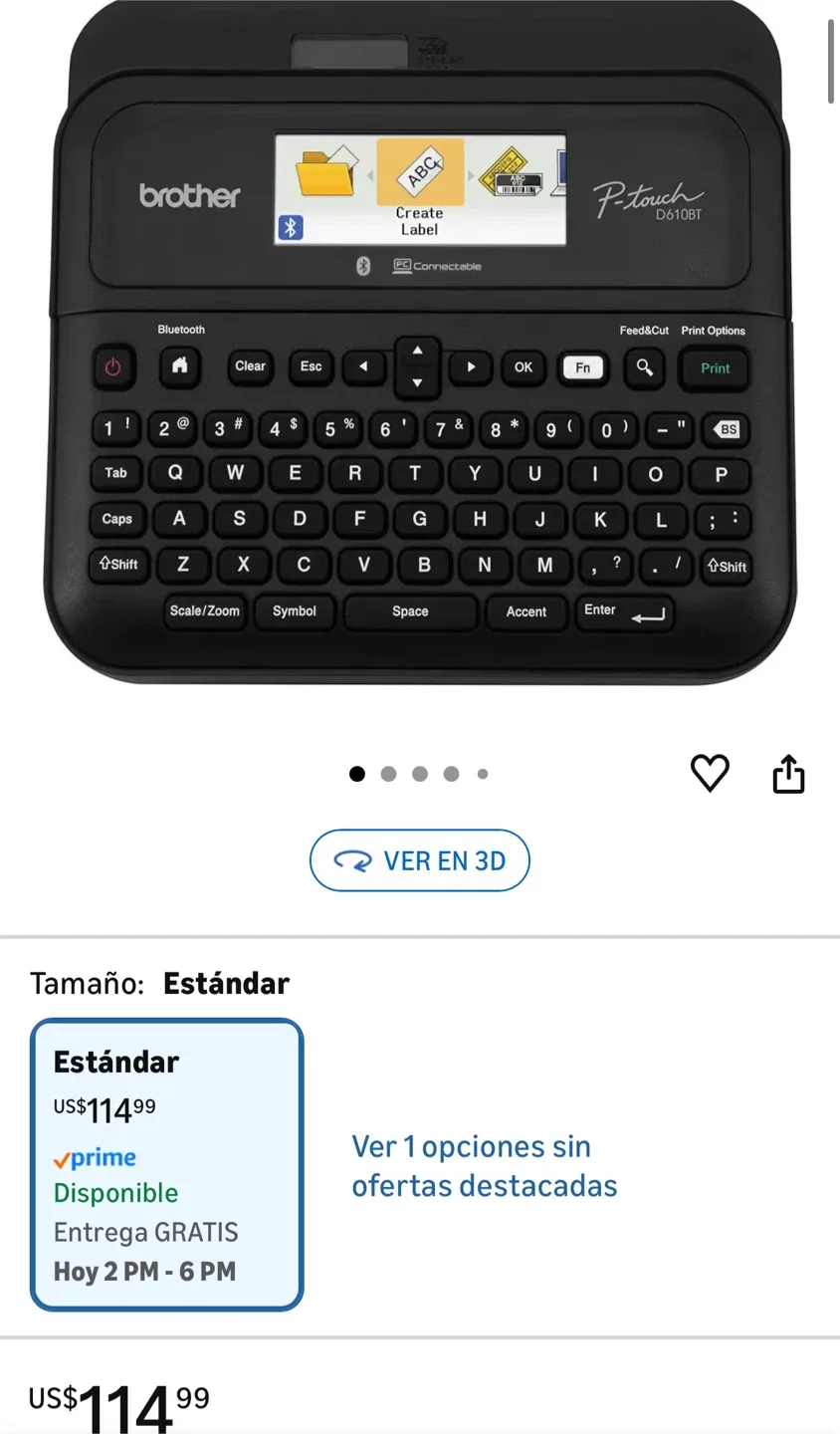 Brother P-touch PT-D610BT Label Maker image indicator(2)