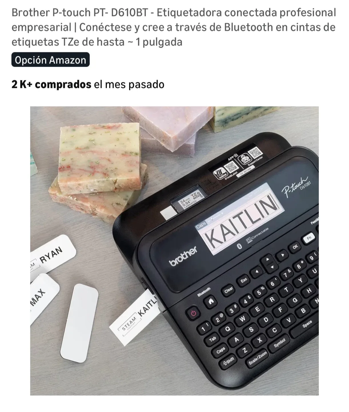 Brother P-touch PT-D610BT Label Maker image indicator(5)