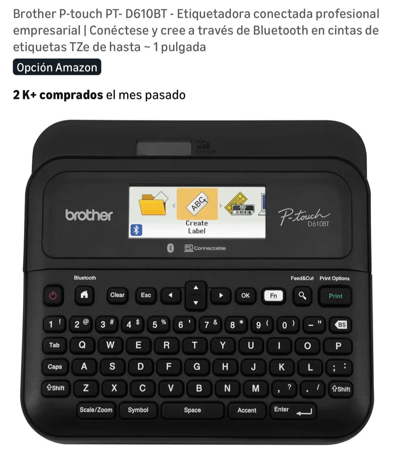 Brother P-touch PT-D610BT Label Maker image indicator(3)